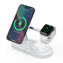 墨一 Magsafe无线充电器15W 苹果iPhone14磁吸快充13 Pro Max充电12底座 炫酷黑【Magsafe无线快充｜磁吸小夜灯】