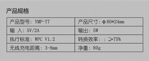桌面式3合1无线充电器T7 14